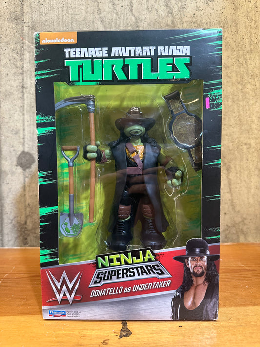 Donatello as Undertaker TMNT WWE 6" Figure Playmates Ninja Superstars Sealed Action Figure 2016