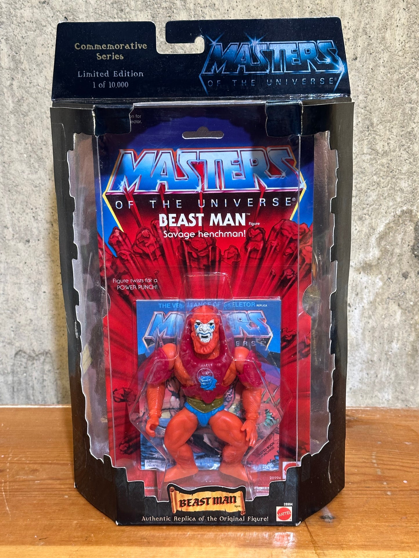 Beast Man MOTU Commemorative Sealer He-Man Action Figure Toy