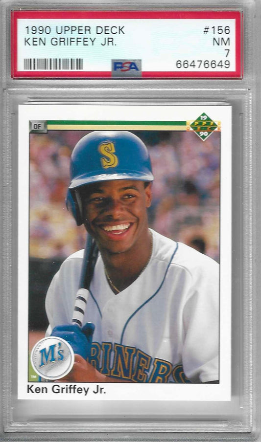 Ken Griffey Jr. PSA 7 NM 1990 Upper Deck #156 Baseball Card