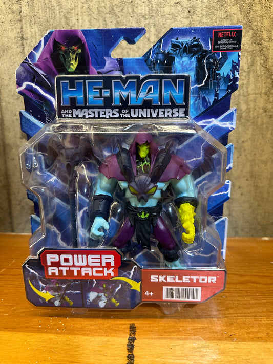 He-Man, Masters of the Universe, Power Attack, Skeleton Action Figure MOTU Netflix