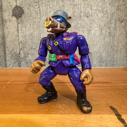 Private Porknose Bebop TMNT Teenage Mutant Ninja Turtles Mutant Military 1992 Incomplete