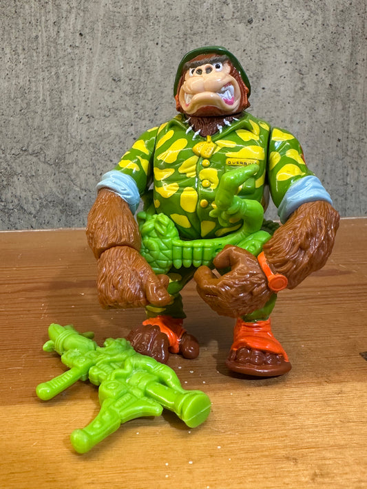 Sgt Bananas TMNT Incomplete Vintage Ninja Turtles Action Figure Toy