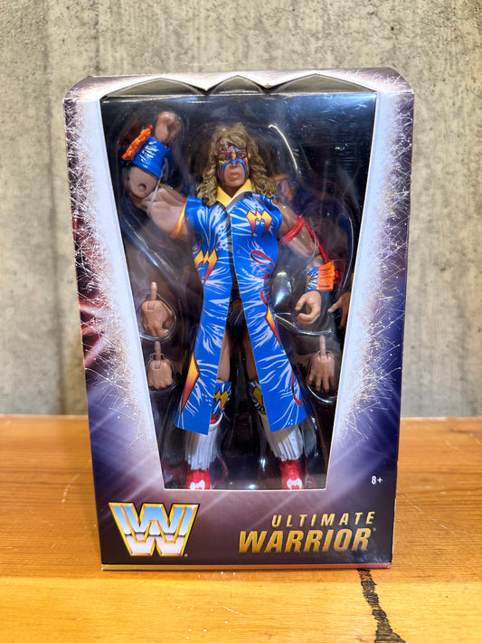 WWE Elite Ultimate Warrior Wrestlemania 12 Action Figure Ringside Exclusive New WWF