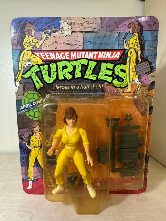 1988 TMNT Blue Stripe April O’Neil Vintage Ninja Turtles Action Figure