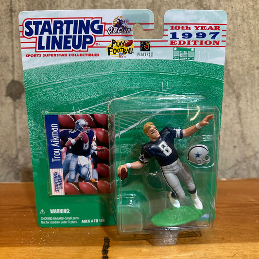 Troy Aikman Kenner Starting Lineup 1997 Sealed Action Figure NFL Cowboys