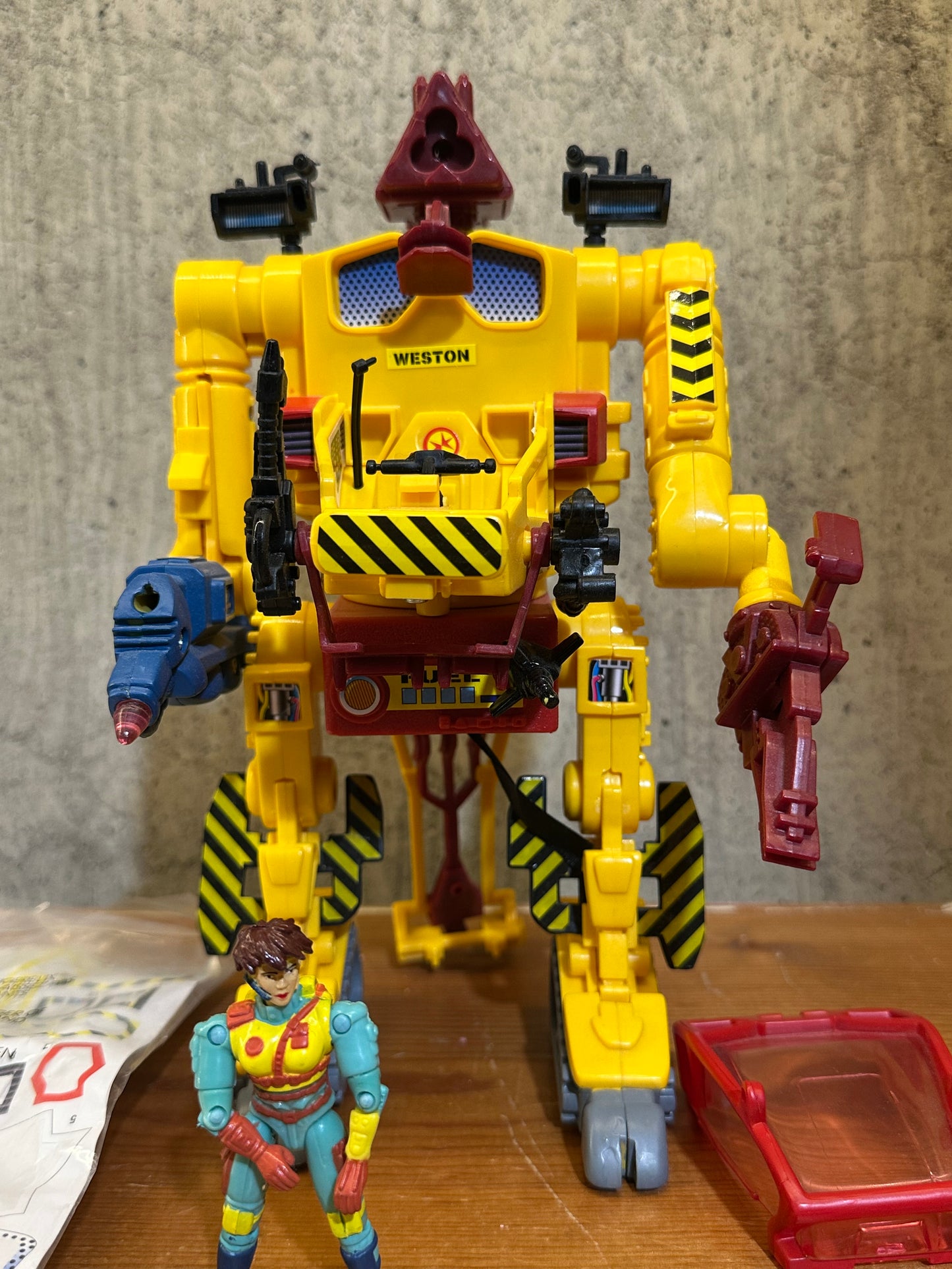 EXO SQUAD Maggie Weston Field Repair Light Attack E- Frame 1994 Playmates Near Complete