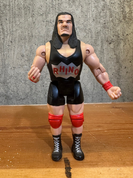 2000 OFST THRILL RHINO ACTION FIGURE! WCW NWO NXT WWE WWF