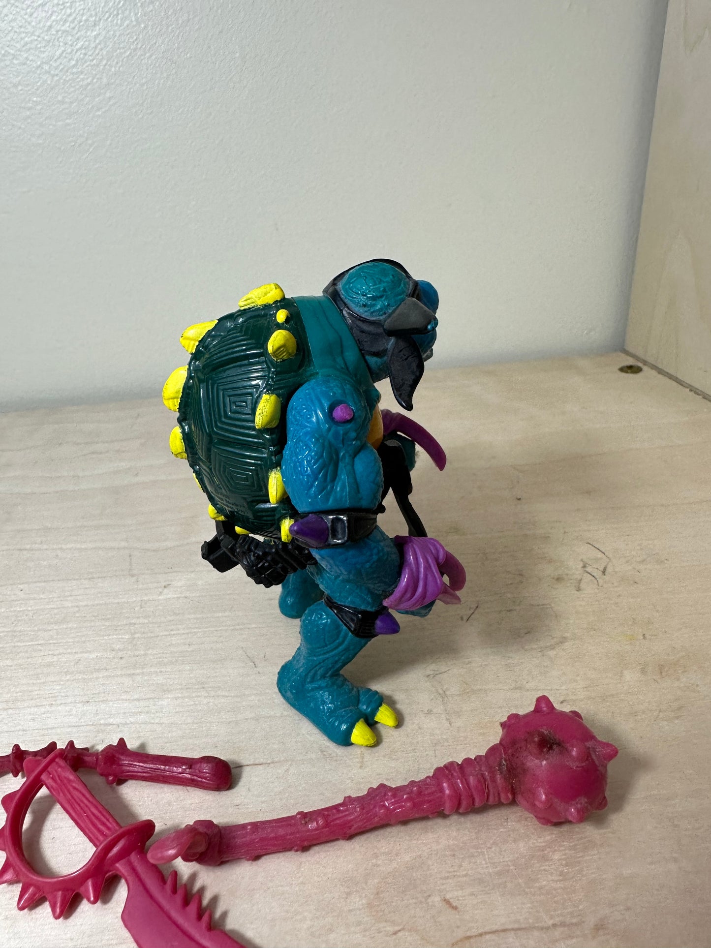 1990 TMNT Slash Near Complete Ninja Turtles Action Figure Toy