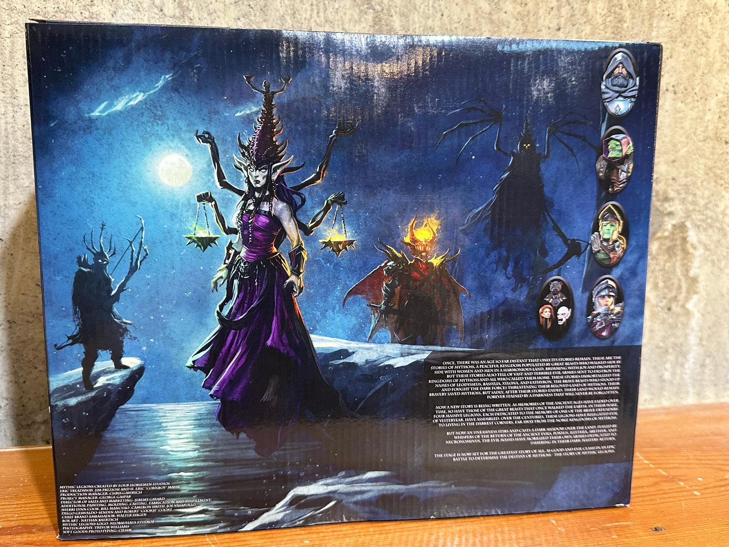 Four Horsemen Mythic Legions Xylona's Flock Boreus Horse Action Figure Sealed