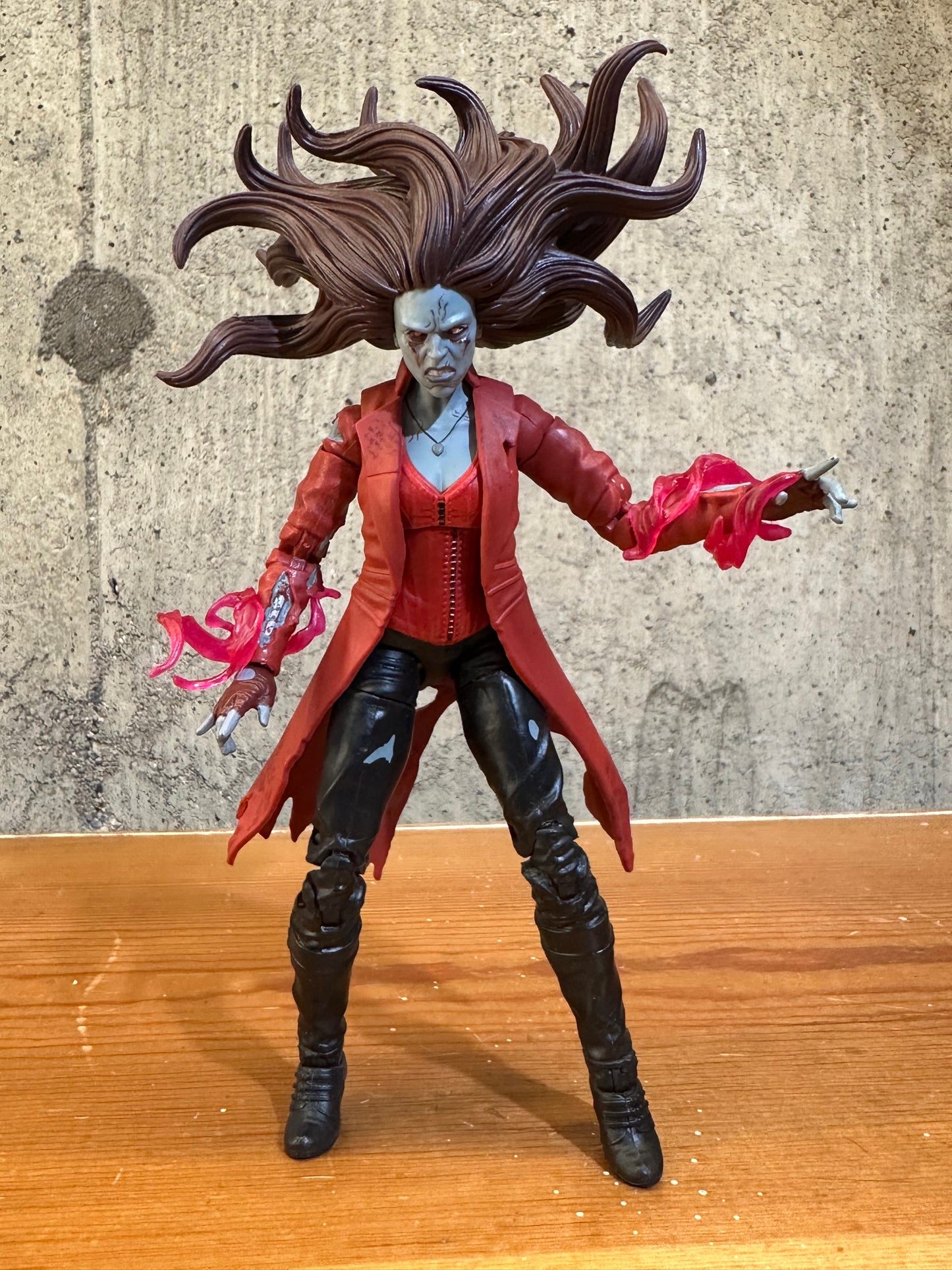 Zombie Scarlet Witch Marvel Legends What If Series Complete 6” Action Figure Toy
