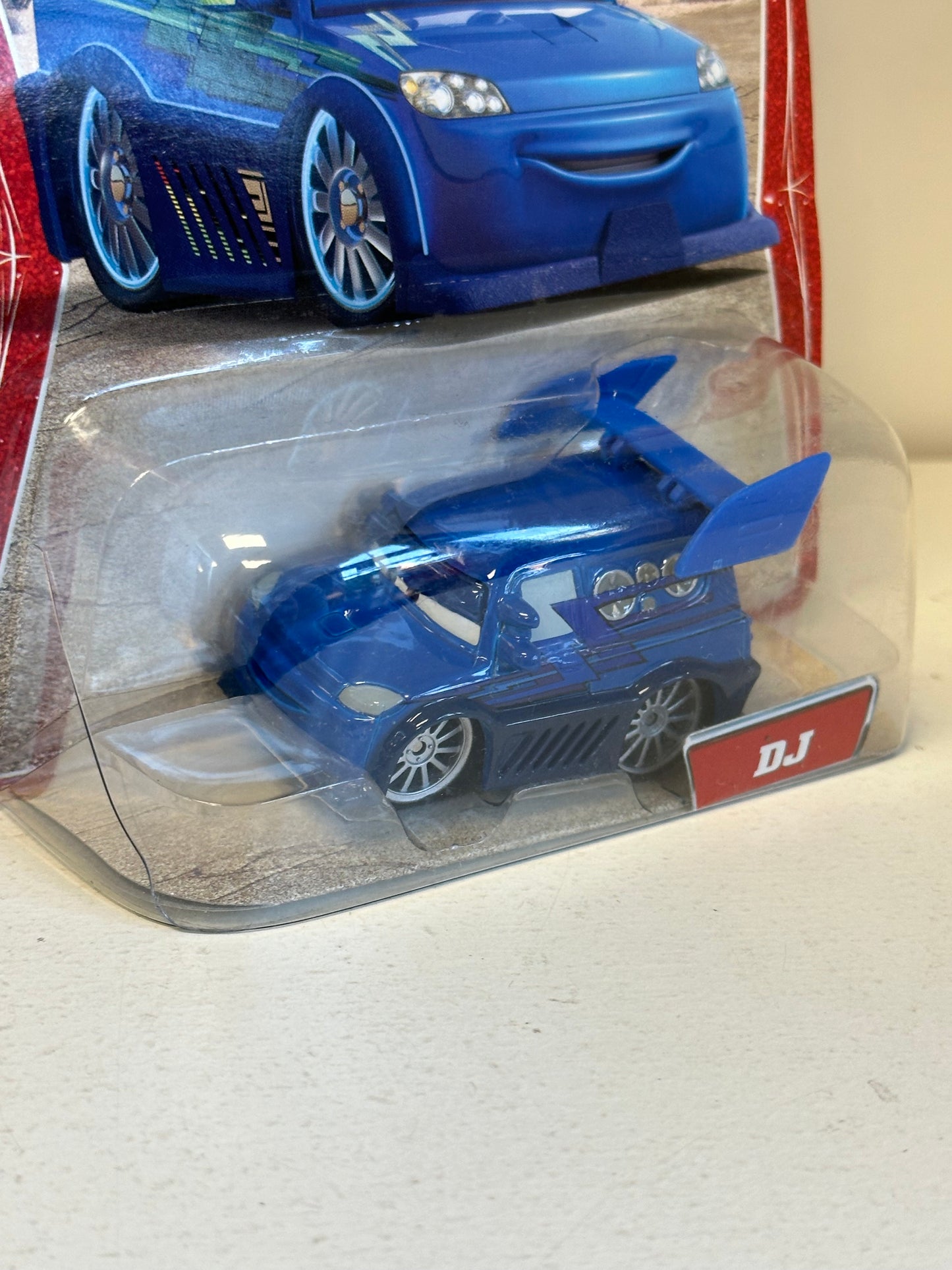 Disney Pixar Cars DJ Diecast Car Sealed on Card