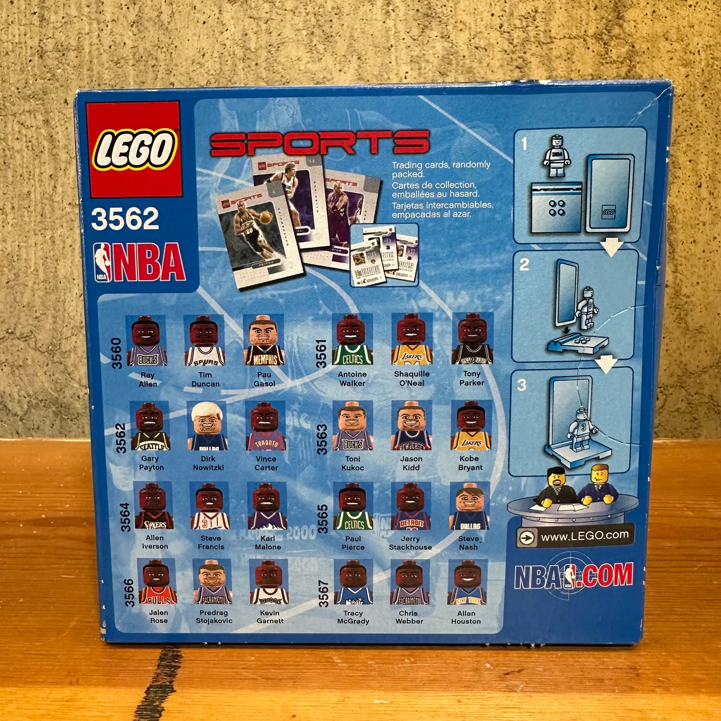 Sealed Lego 3562 NBA Sports Payton Nowitzki Carter Brand New Set