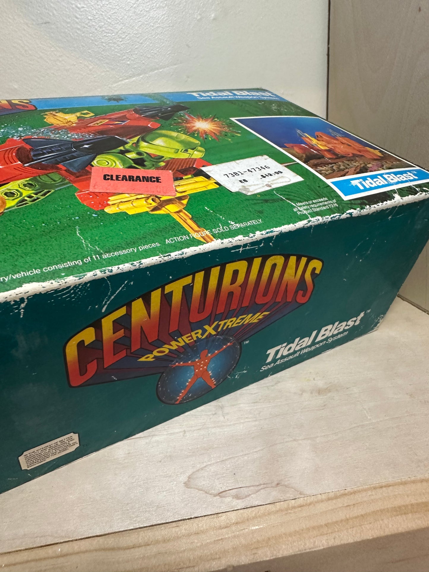 Centurions Tidal Blast Brand New Sealed Box Vintage Kenner Toy 1986