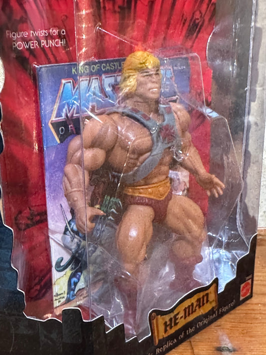 He-Man MOTU Commemorative Action Figure Toy 2000 Replica Figure Sealed