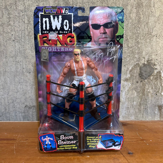 Scott Steiner WCW NWO Ring Fighters  action figure Brand New ToyBiz 1999 WWE WWF