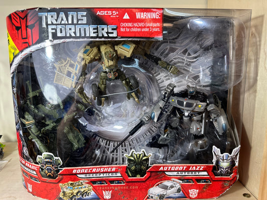 Transformers Movie 3 Pack Brawl Bonecrusher Jazz Sealed Action Figure Toy Toys Collectible Autobot Decepticon