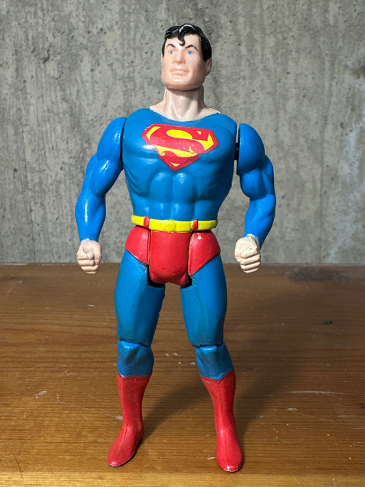 1984 Kenner Super Powers Superman No Cape DC Comics Action Figure Toy