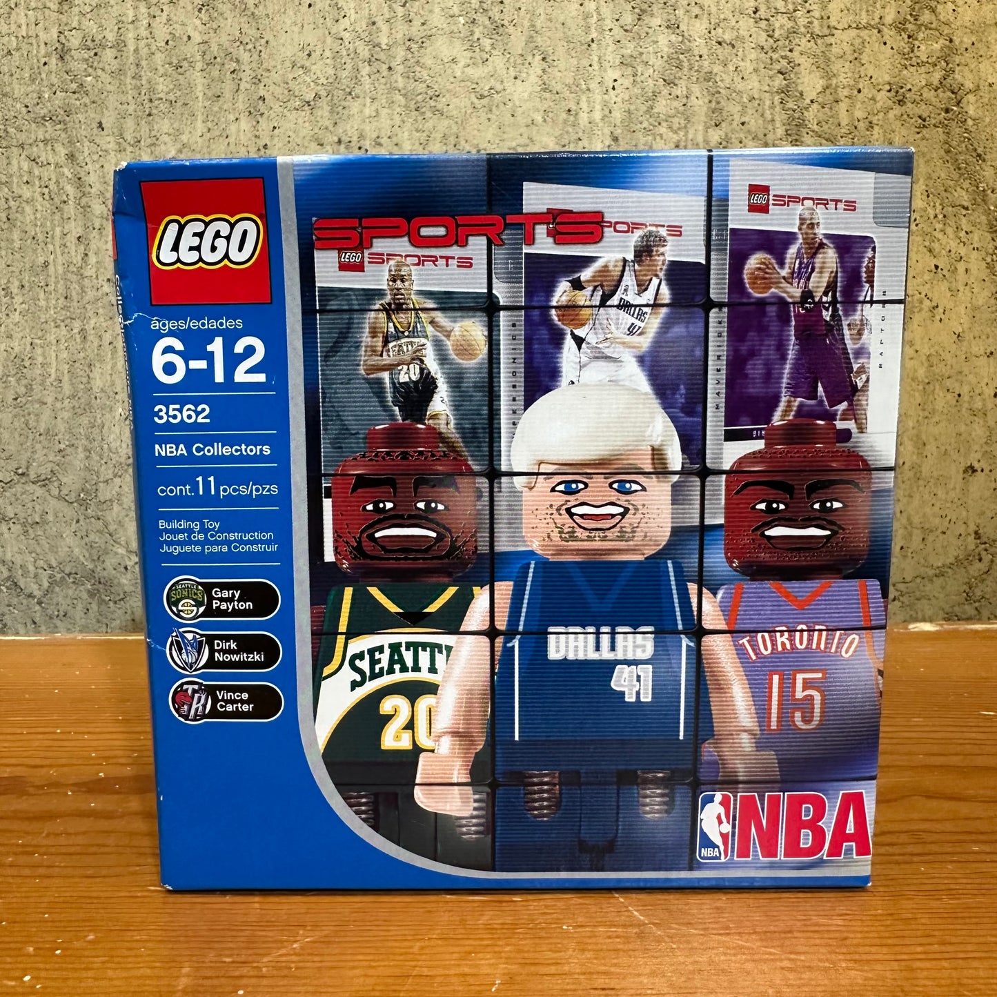 Sealed Lego 3562 NBA Sports Payton Nowitzki Carter Brand New Set