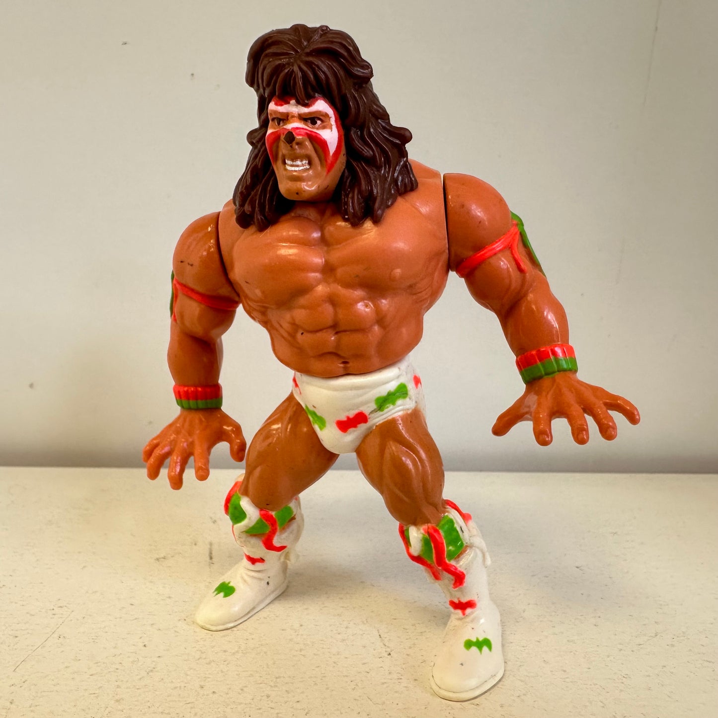 WWF Hasbro Ultimate Warrior Wrestling Action Figure Toy WWE