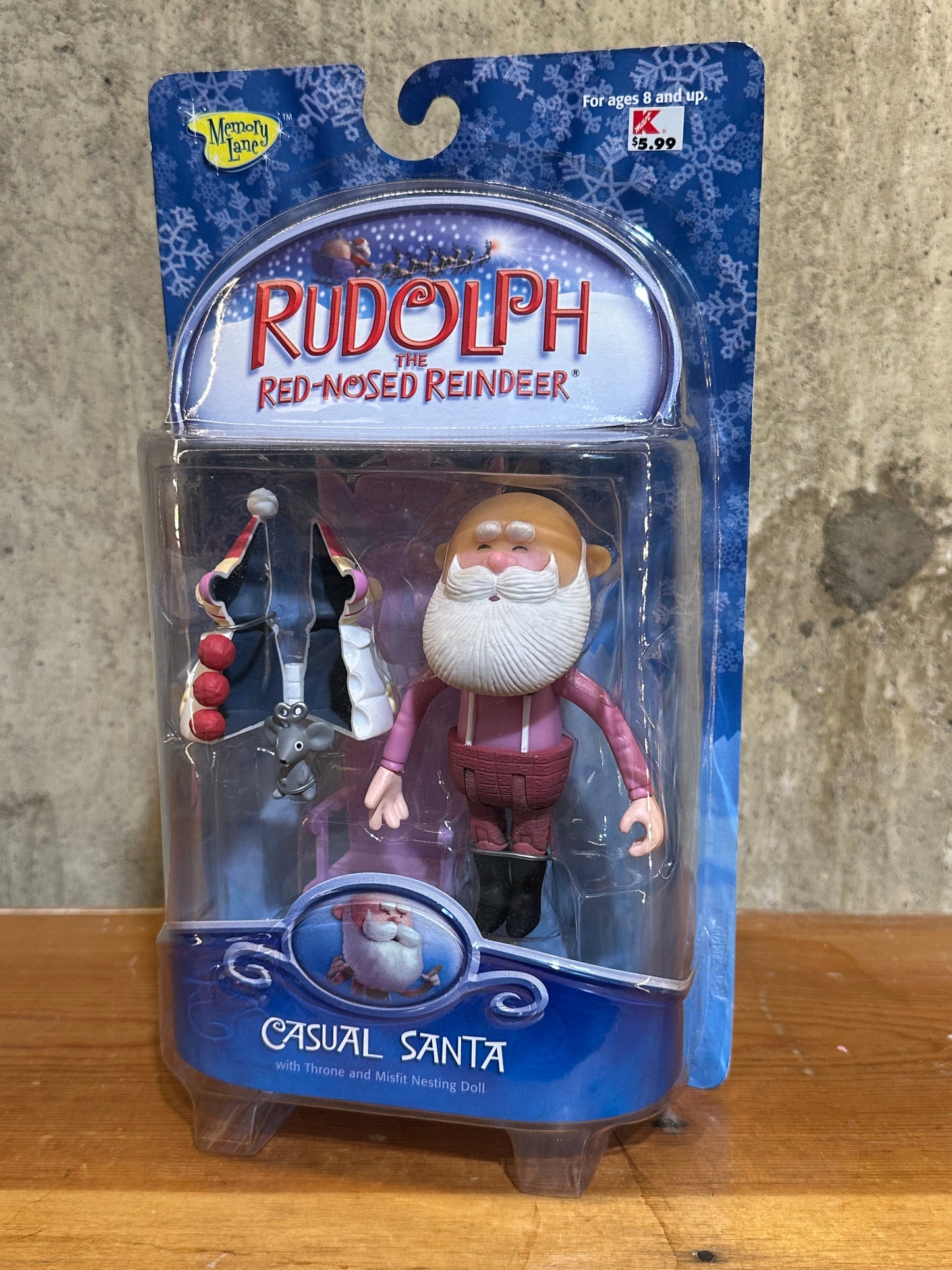 Casual Santa 2003 Rudolph the Red Nosed Reindeer Sealed on Card
