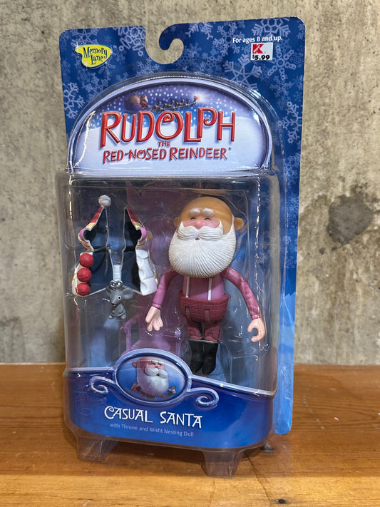Casual Santa 2003 Rudolph the Red Nosed Reindeer Sealed on Card
