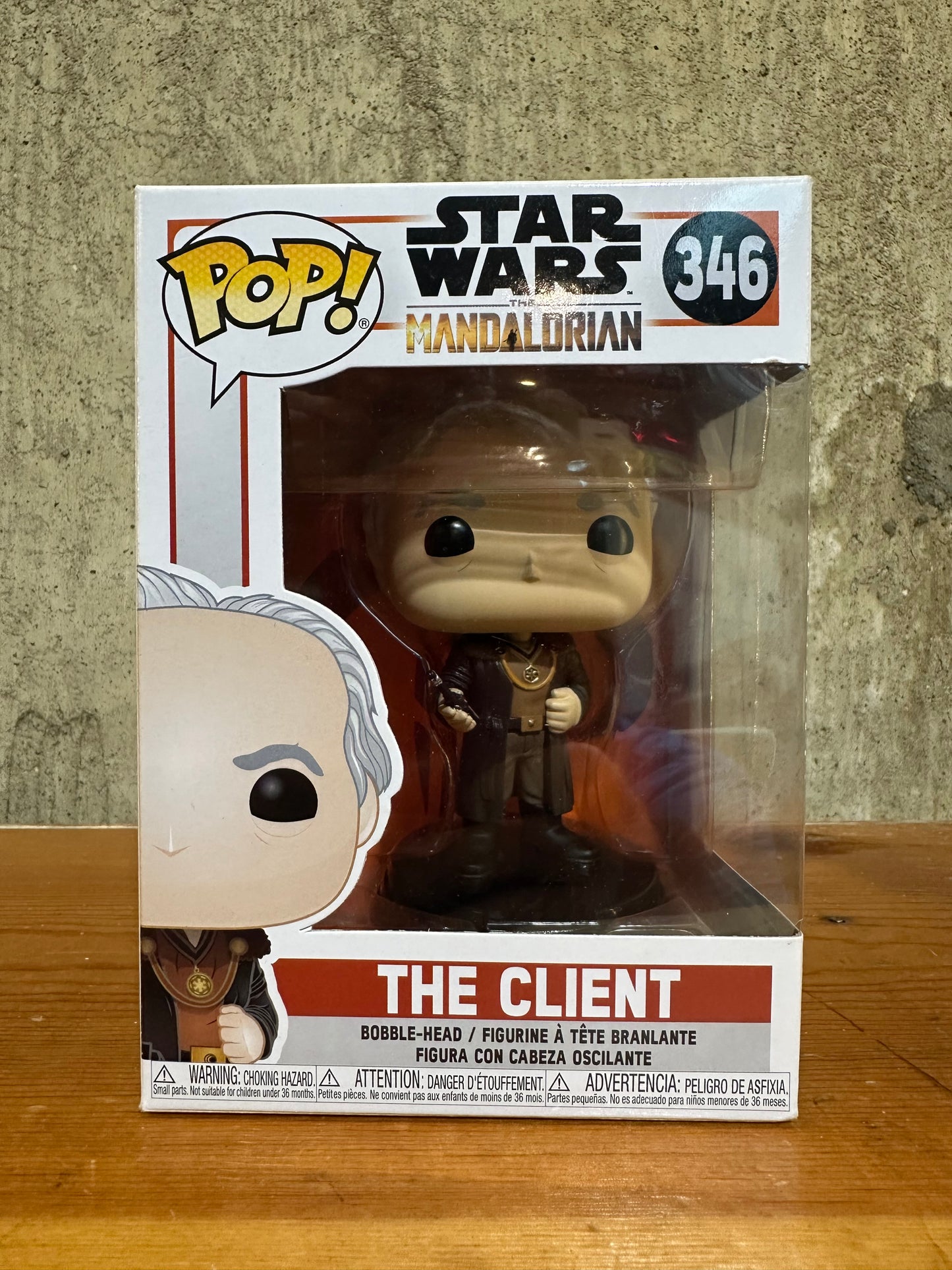 The Client Mandalorian Star Wars Funko Pop 346 Disney+