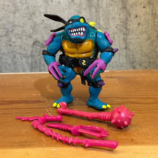Slash TMNT 1990 Complete Ninja Turtles Vintage Action Figure Toy