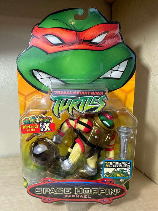 2004 Fox Cartoon Network TMNT Space Hoppin’ Raphael Ninja Turtles Toy Sealed
