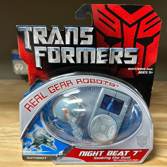 Night Beat 7 Transformers Movie Real Gear Robots Autobot Sealed Action Figure Toy
