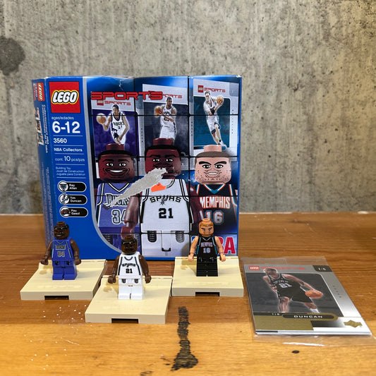 Open Box Lego 3560 Sports NBA Allen Duncan Gasol