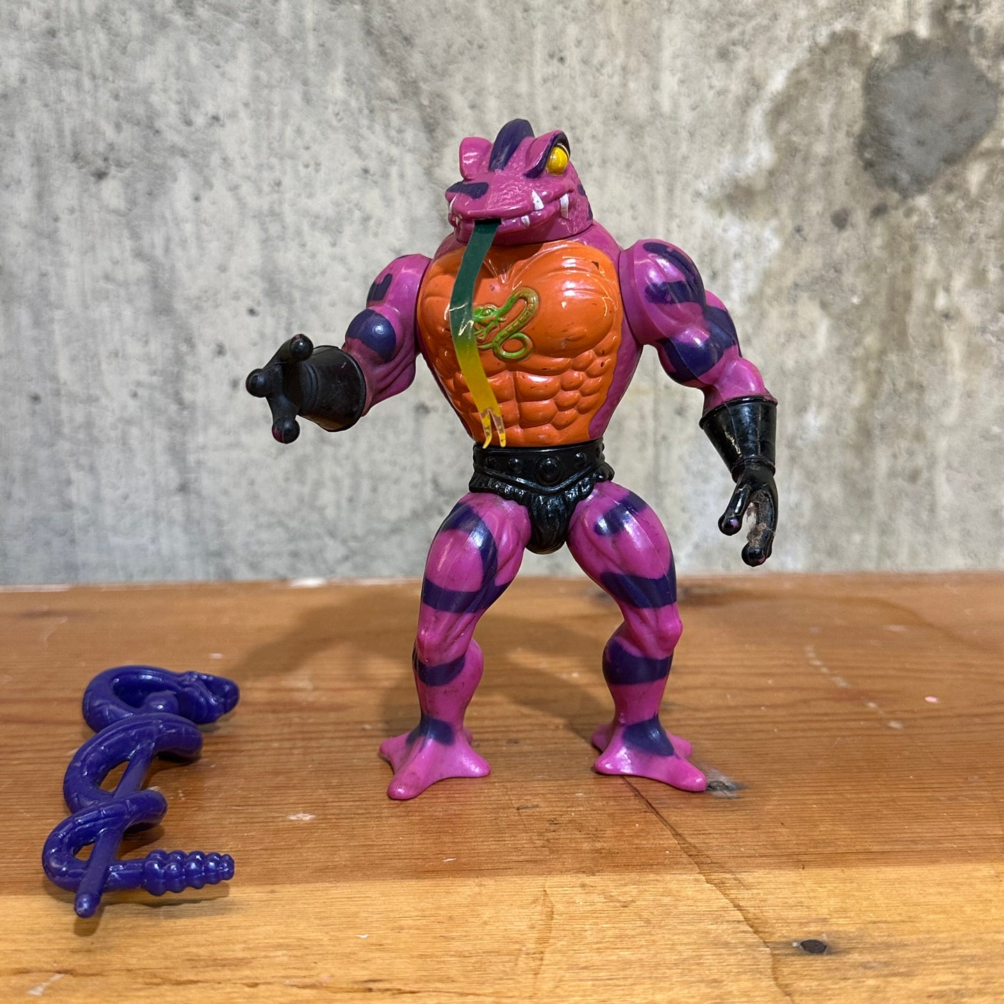 Tung Lashor near complete MOTU Action Figure Toy 1985
