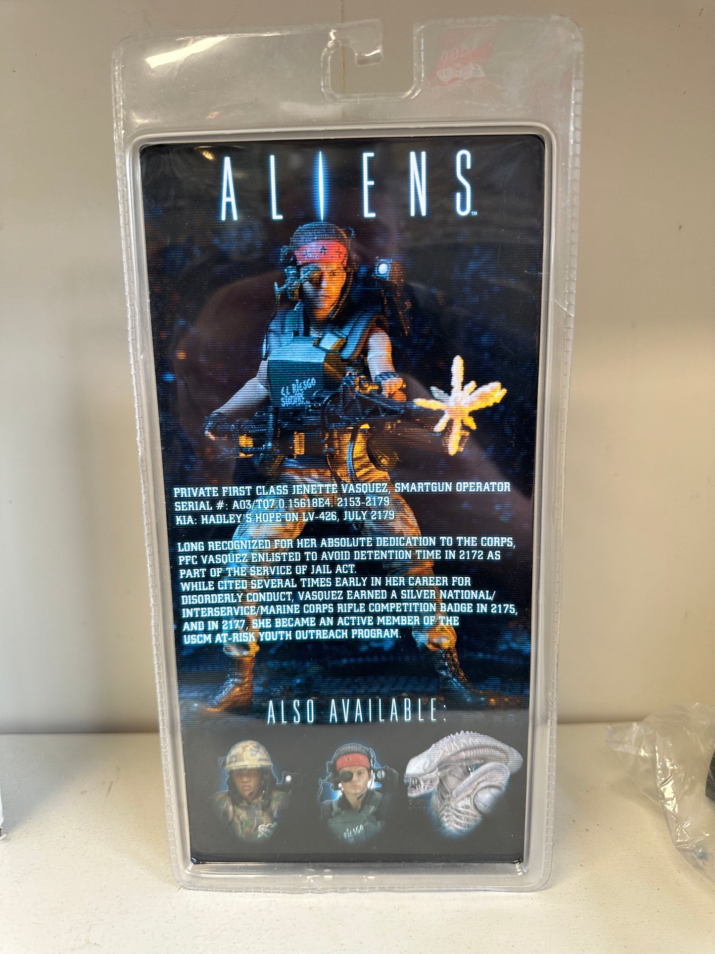 Neca Aliens Private Jenette Vazquez Sealed 30th Anniversary Action Figure Toy 2016