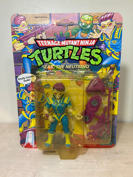 1991 TMNT Zack the Neutrino MOC Sealed Ninja Turtles Action Figure Toy