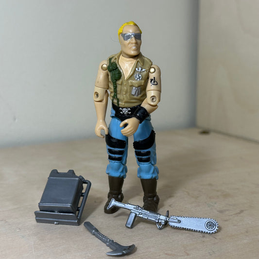 1985 GI Joe Buzzer Dreadnok Action Figure Toy