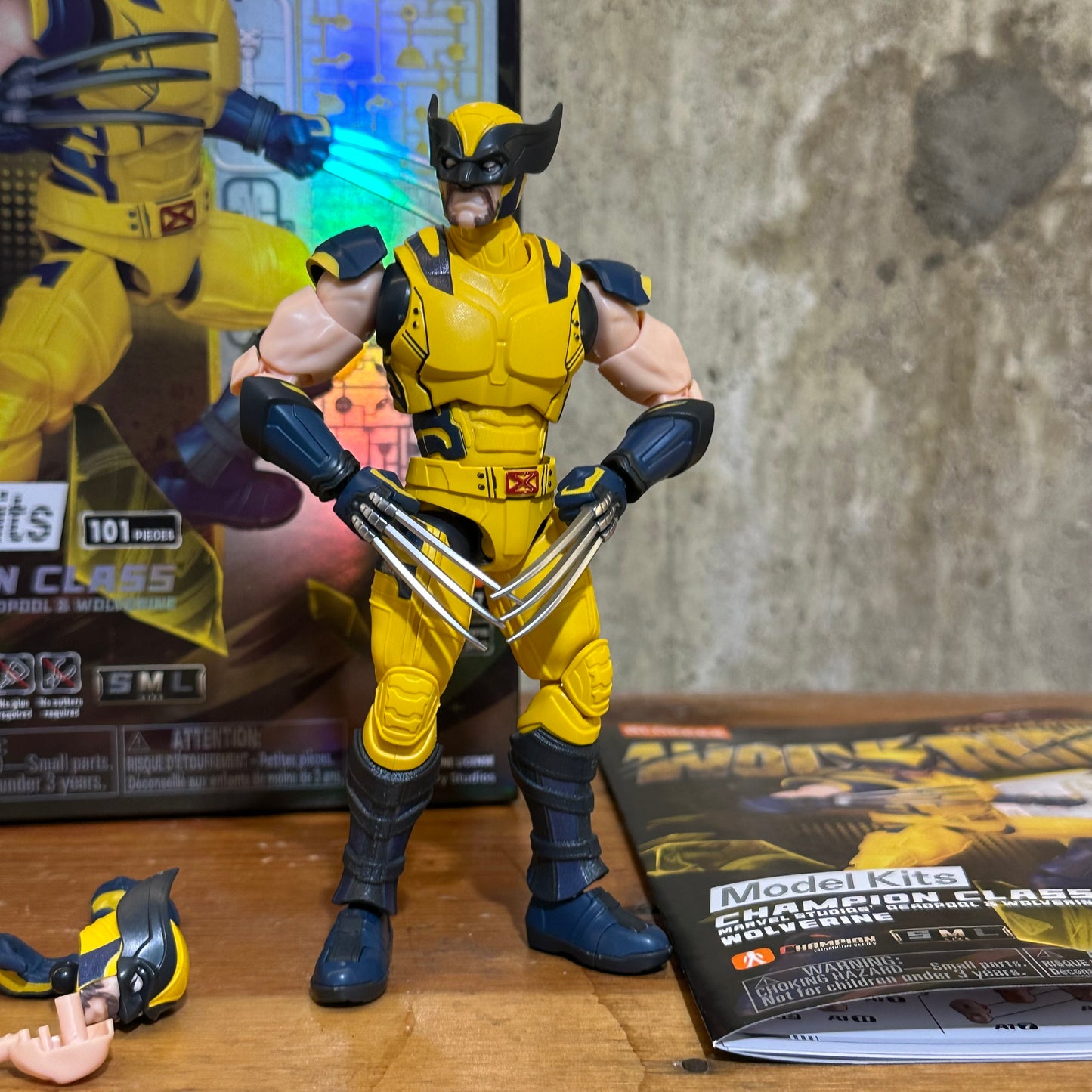 Wolverine Blokees Marvel Deadpool Movie Used Model Kit