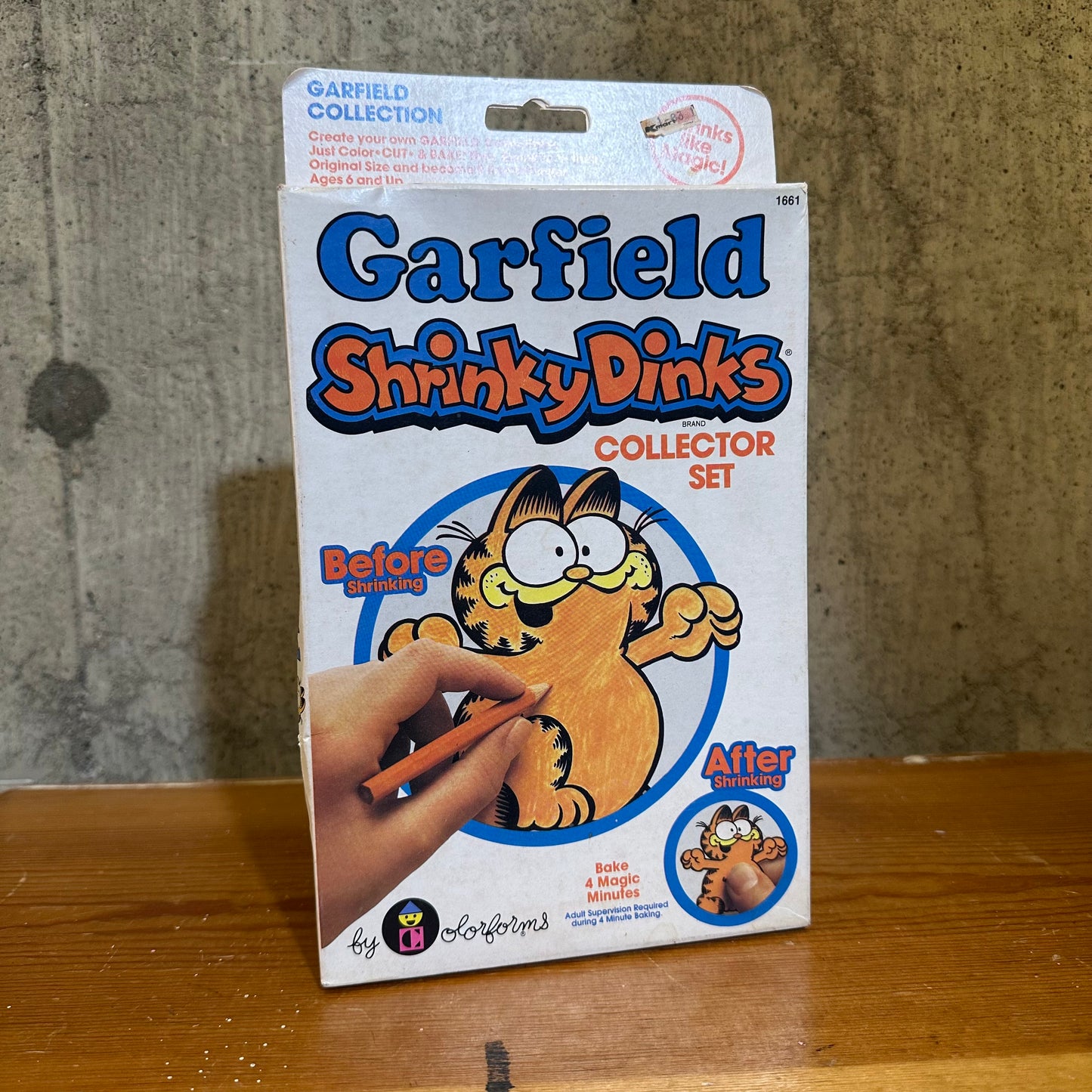 Garfield Shrinky Dinks Collector Set Sealed 1978