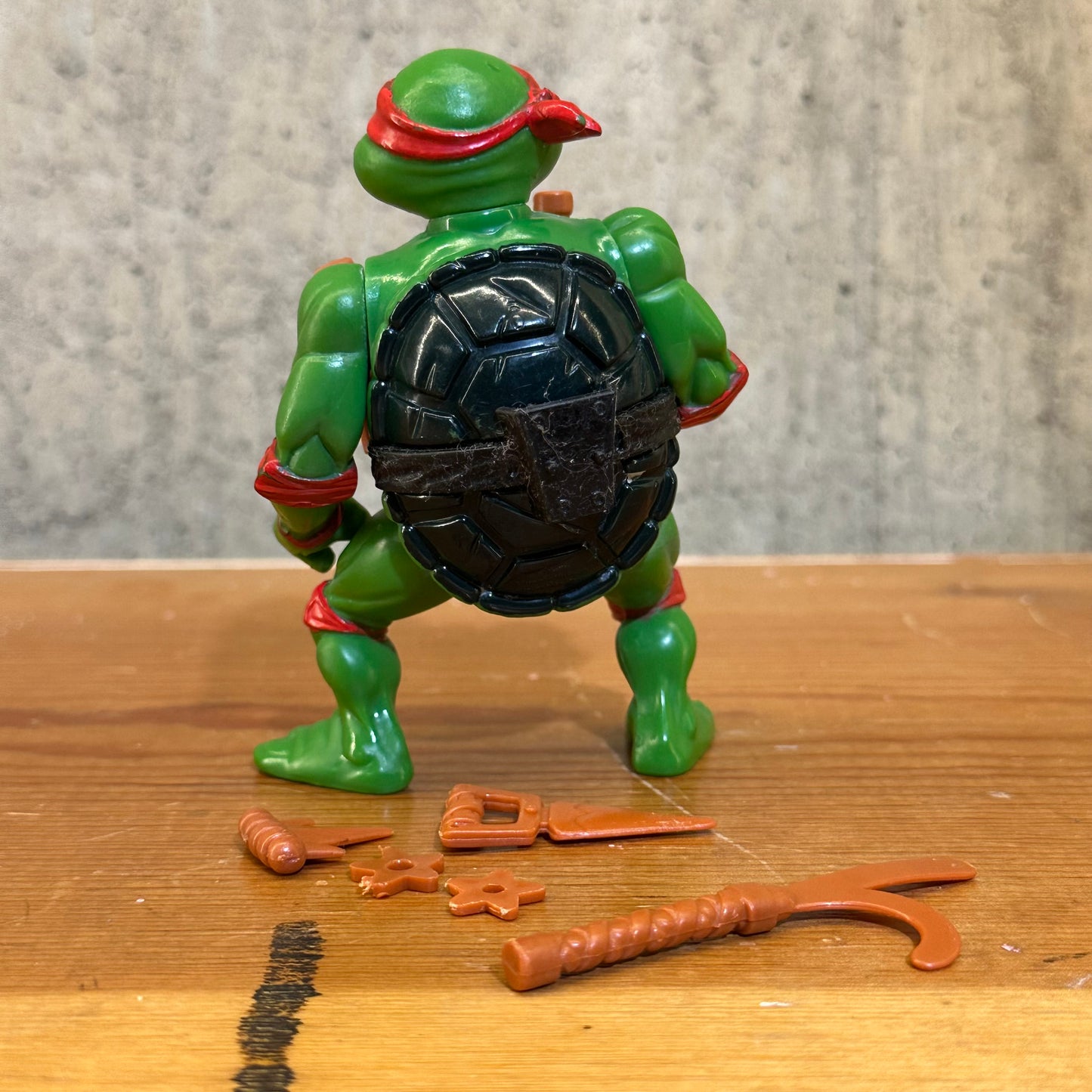 Raphael TMNT Hard Head 1988 Complete Vintage Ninja Turtles Action Figure Toy