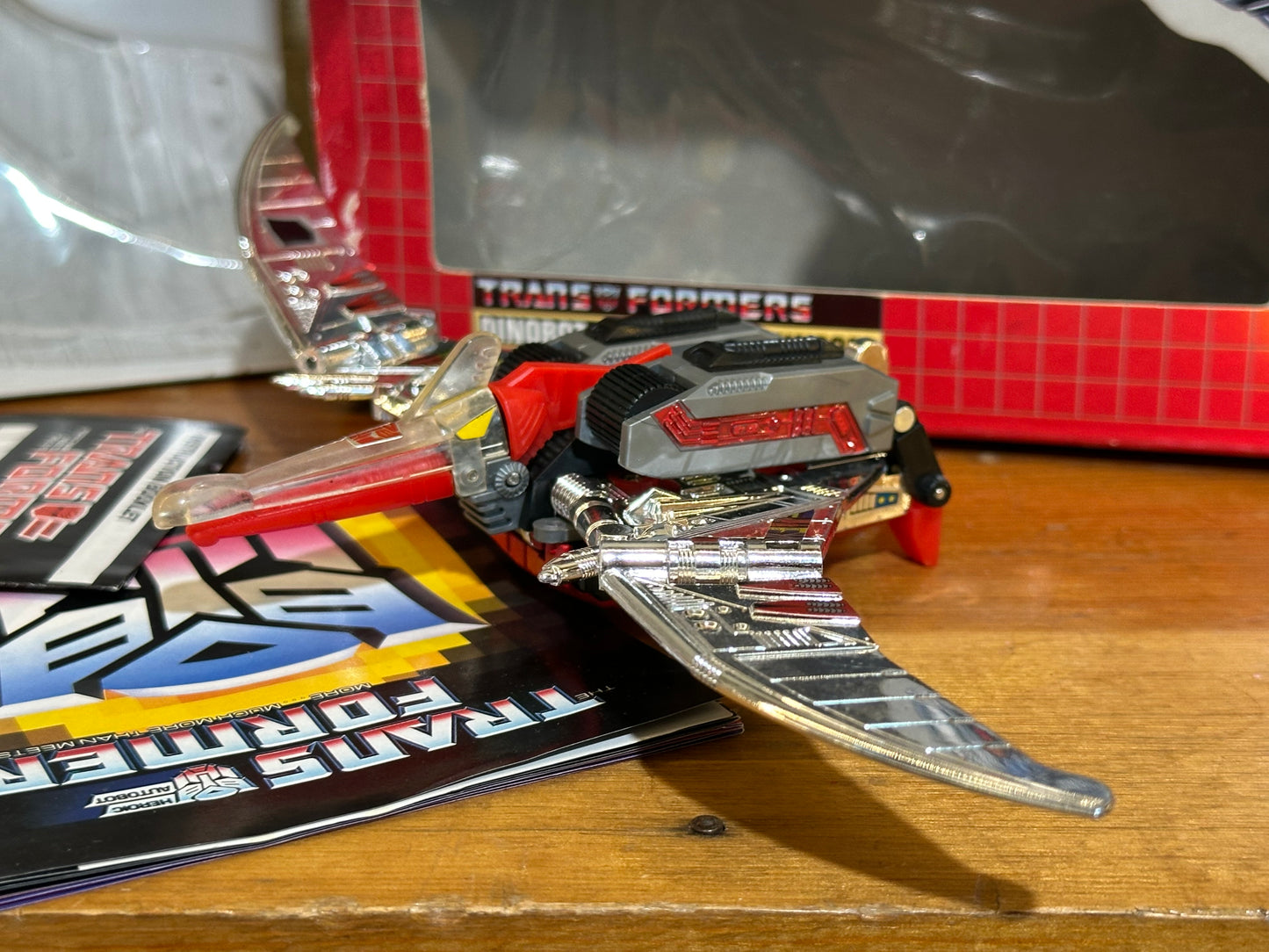 Swoop Mint Complete in Box G1 1985 Transformers Dinobot Autobot