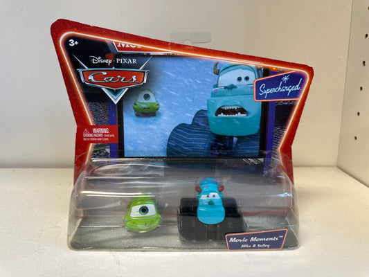 Disney Pixar Cars Movie Moments Mike & Sully Sealed Monsters Inc Diecast Car