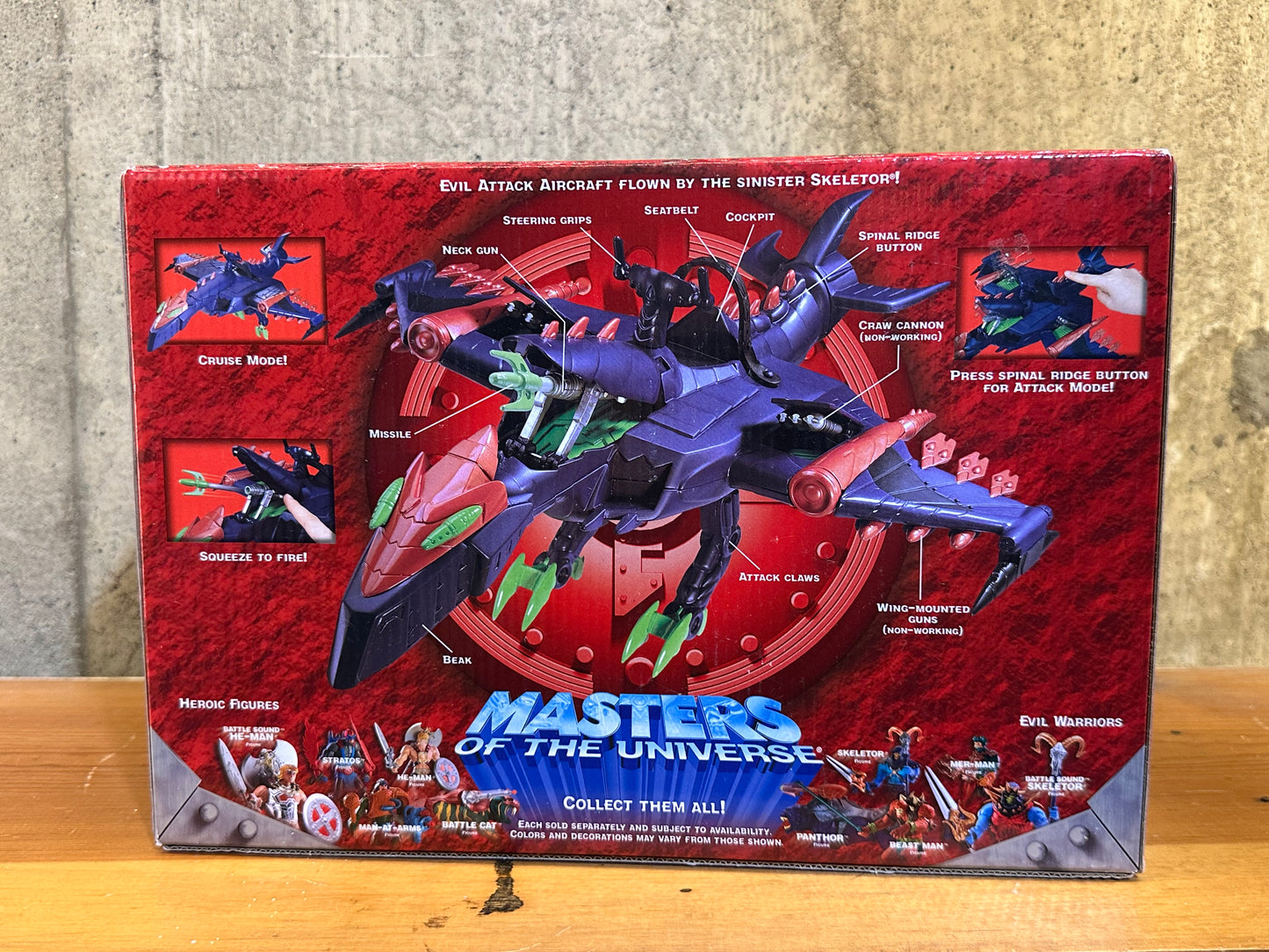 Terrordactyl MOTU 200X Sealed Skeletor Attack Aircraft Action Figure Toy