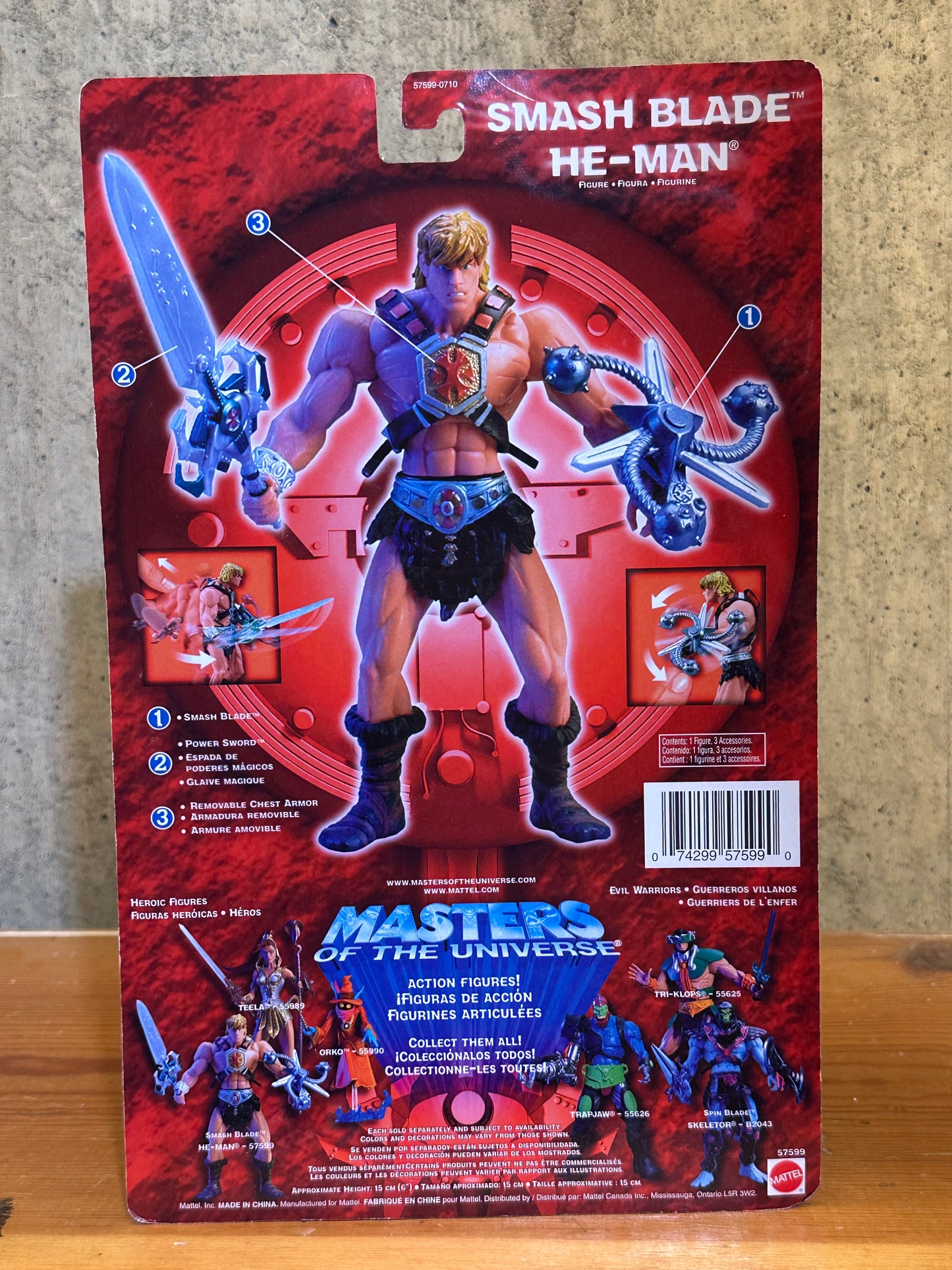 Smash Blade He-Man MOTU 200X Action Figure Toy MOC