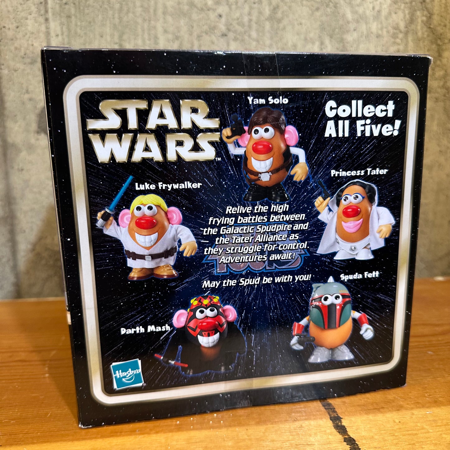 Star Wars Darth Mash Mr. Potato Head Playskool DISNEY STAR TOURS Collectible