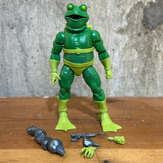 Frog-Man Marvel Legends Complete 6” Action Figure with Stilt Man BAF Parts