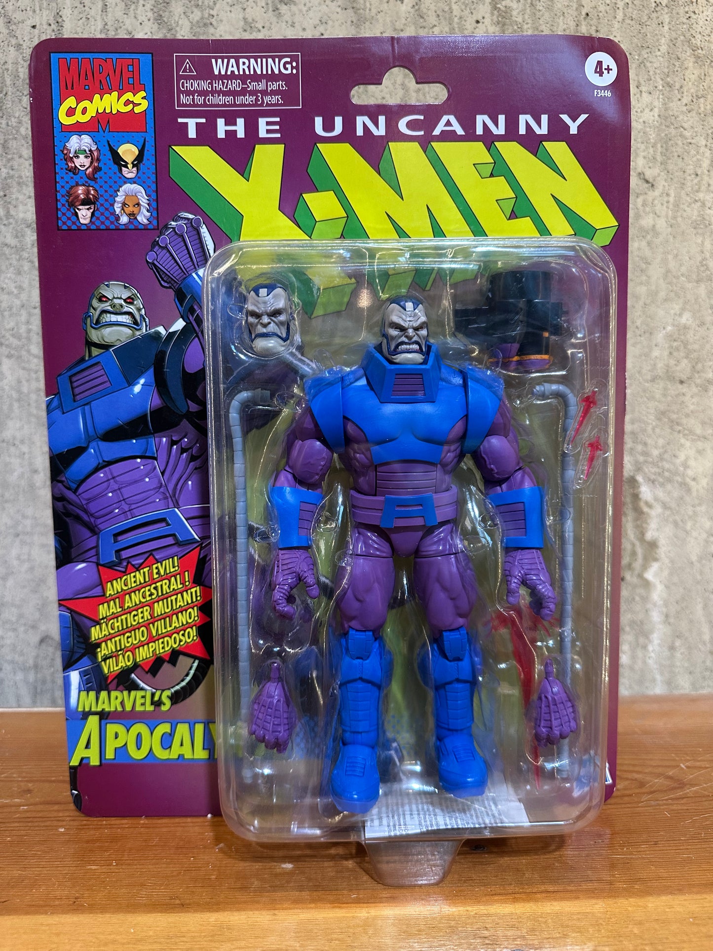 Apocalypse Marvel legends Retro Card 8” Action Figure Toy MOC