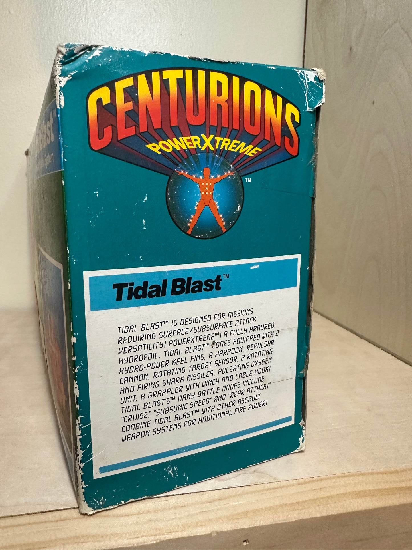 Centurions Tidal Blast Brand New Sealed Box Vintage Kenner Toy 1986