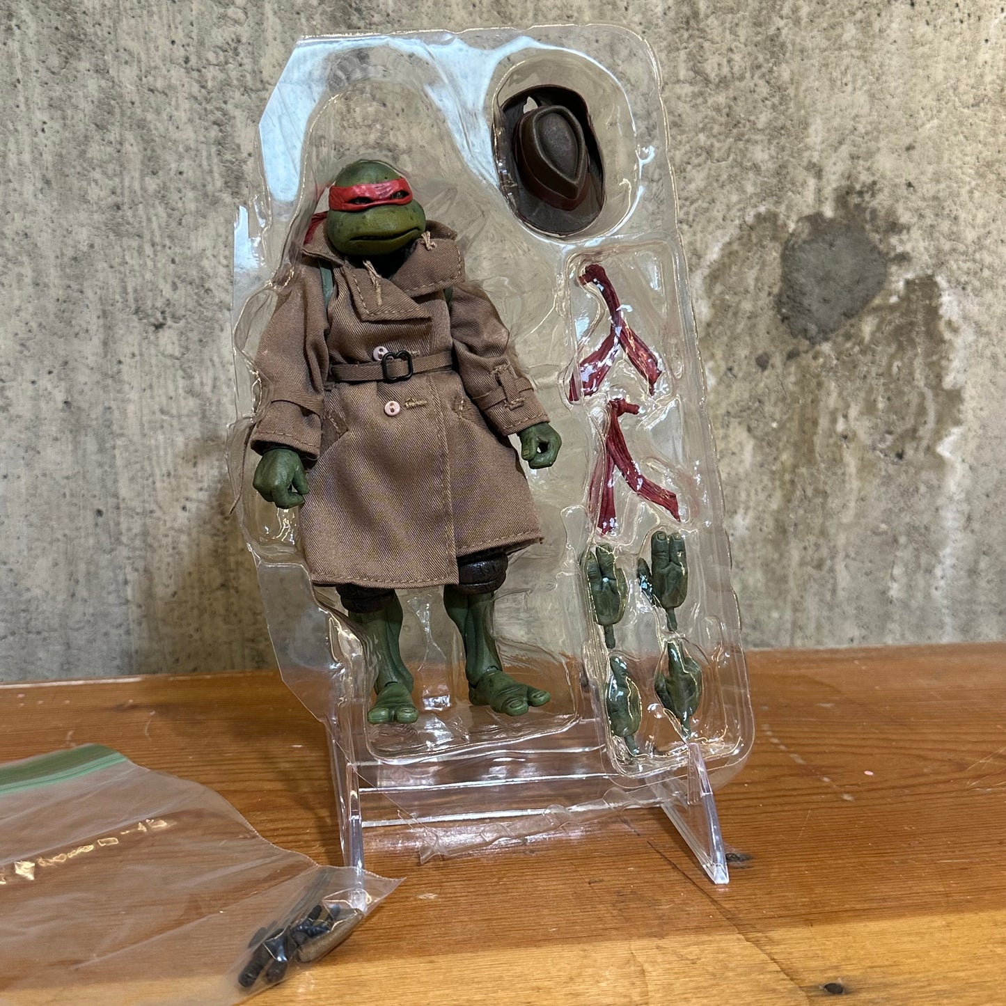 Raphael TMNT Movie 1990 Neca Complete Unused Action Figure