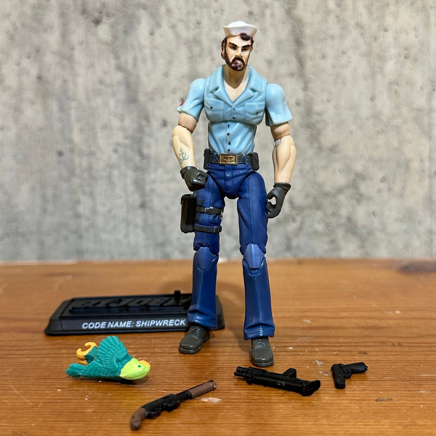 Shipwreck 25th Anniversary GI Joe Incomplete Action Figure Toy