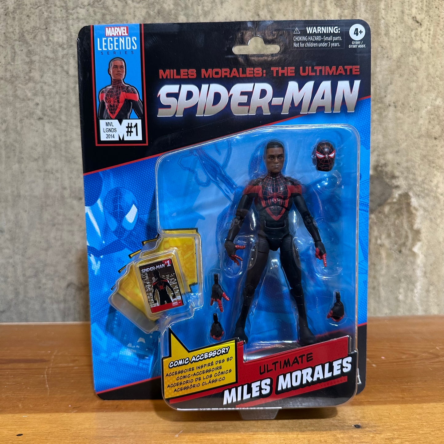 Ultimate Miles Morales Spider-Man 6 inch Action Figure Marvel Legends Series New