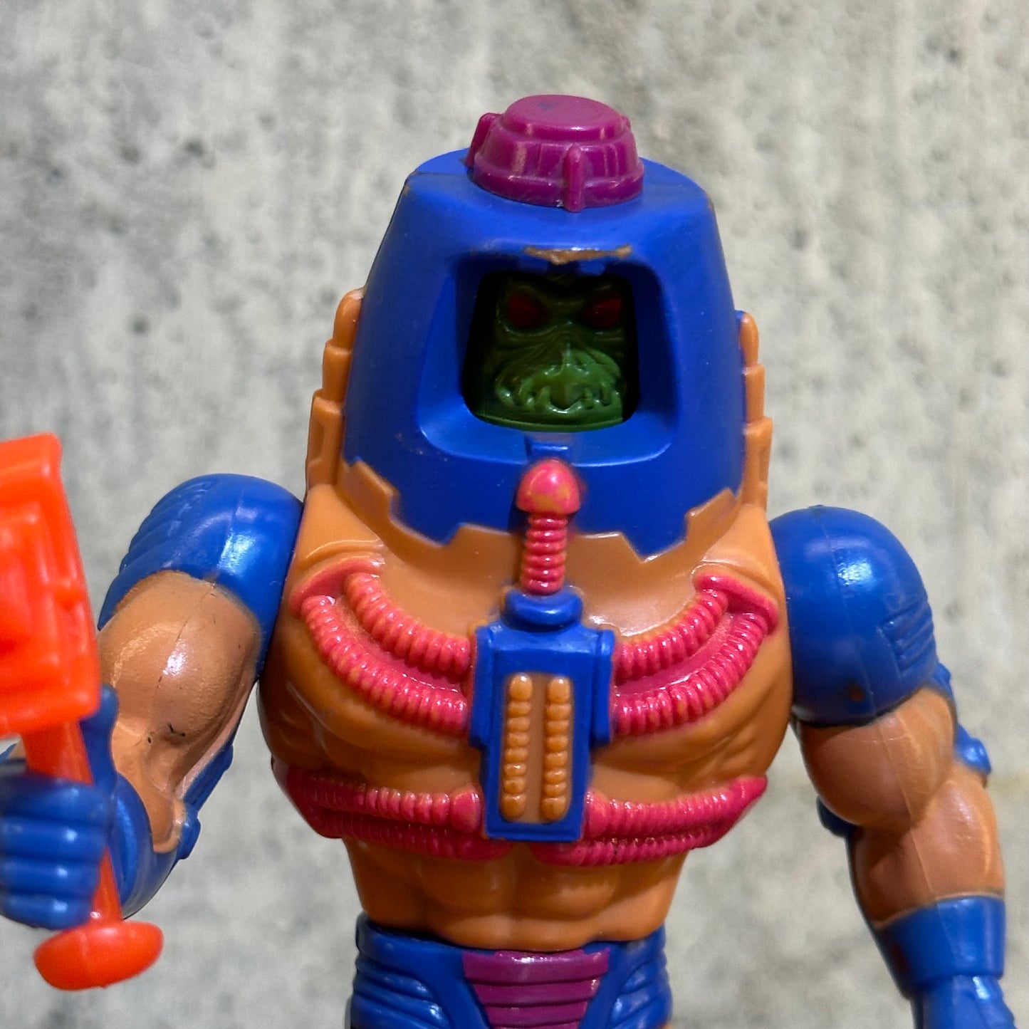 Man-E-Faces Man-E-Weapons Complete 1982 MOTU Vintage He-Man Action Figure Toy