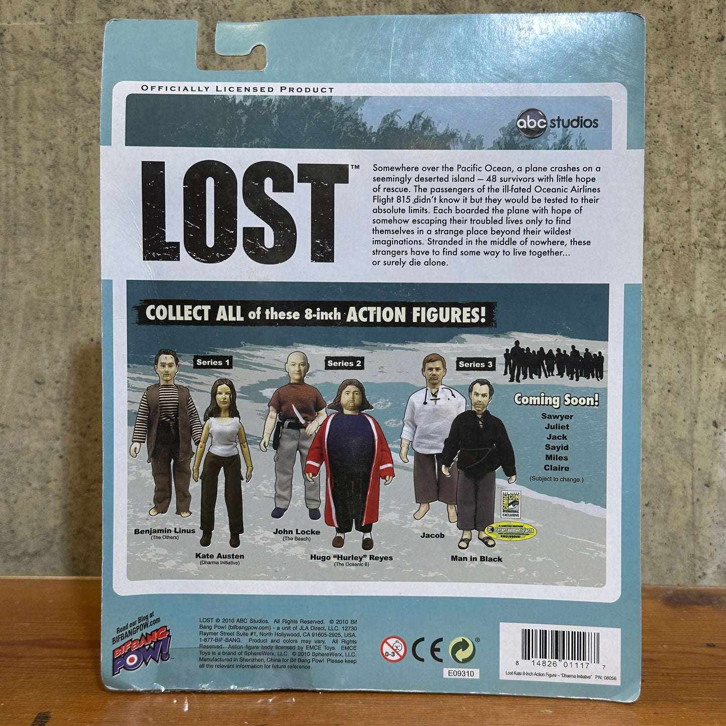 Bif Bang Pow Lost Action Figure Kate Austen Series 1 Dharma Initiative 2010 8”